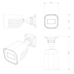 IP-відеокамера 2 Мп Provision-ISR I2-320IPSN-28-V4 (2.8 мм) з відеоаналітикою для системи відеоспостереження