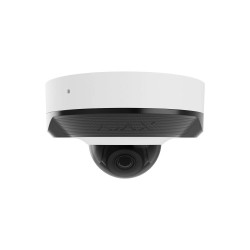 IP-відеокамера Ajax DomeCam Mini (8 Мп/2.8 мм) white, дротова з роздільною здатністю 8 Мп і кутом огляду до 110°