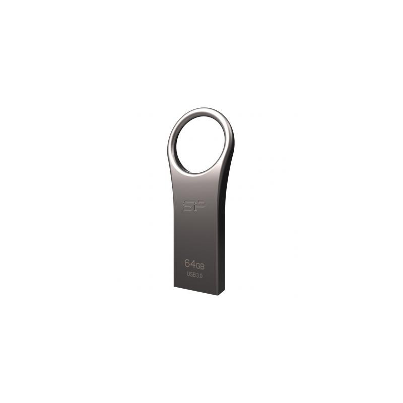 USB флеш накопичувач Silicon Power 64GB Jewel J80 Titanium USB 3.0 (SP064GBUF3J80V1T)