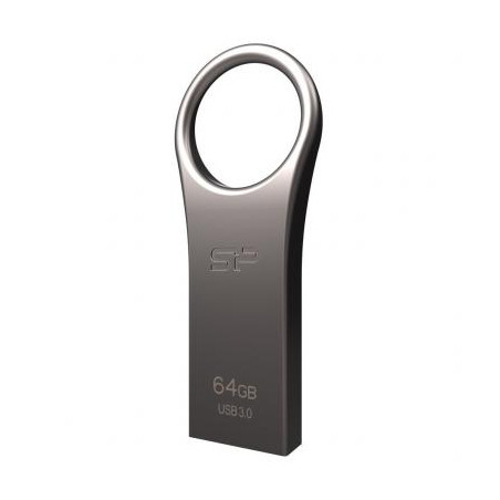 USB флеш накопичувач Silicon Power 64GB Jewel J80 Titanium USB 3.0 (SP064GBUF3J80V1T)