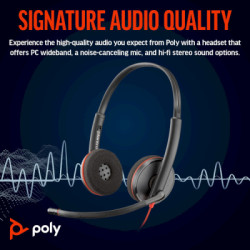 Навушники Poly Blackwire 3220 USB-A/C (8X228AA)
