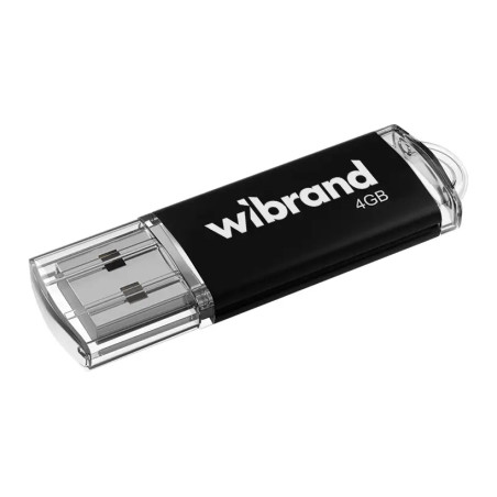 USB флеш накопичувач Wibrand 4GB Cougar BlackUSB 2.0 (WI2.0/CU4P1B)