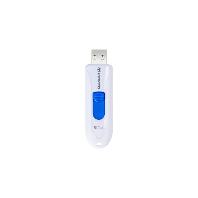 USB флеш накопичувач Transcend 512GB JetFlash 790 White USB 3.1 (TS512GJF790W)