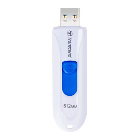 USB флеш накопичувач Transcend 512GB JetFlash 790 White USB 3.1 (TS512GJF790W)