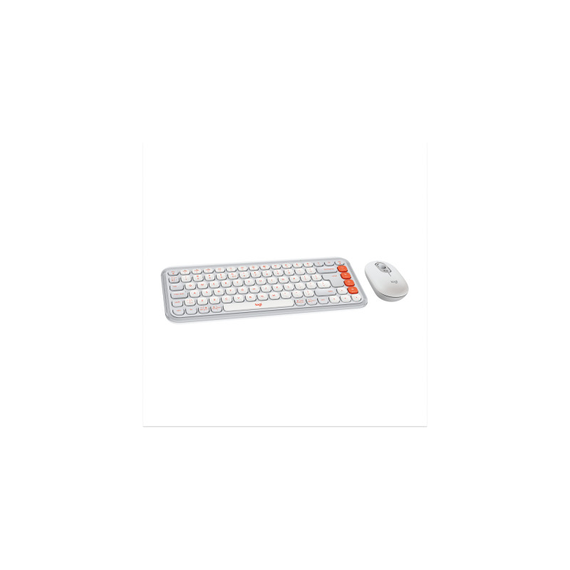 Комплект Logitech POP Icon Combo Bluetooth UA Off-White (920-013141)