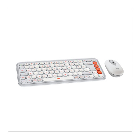 Комплект Logitech POP Icon Combo Bluetooth UA Off-White (920-013141)