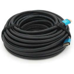 Кабель мультимедійний HDMI M to HDMI M 15.0m V2.0 4Kx2K black Merlion (YT-HDMI(M)/(M)4KV2.0-15m/19121)