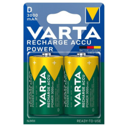 Акумулятор D (LR20) Power NI-MH 3000mAh * 2 Varta (56720101412)