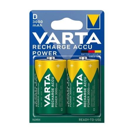 Акумулятор D (LR20) Power NI-MH 3000mAh * 2 Varta (56720101412)
