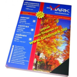 Обкладинка для палітурки bindMARK карт. Кантри А4 230г/м2 (100 шт.) черная (41702)