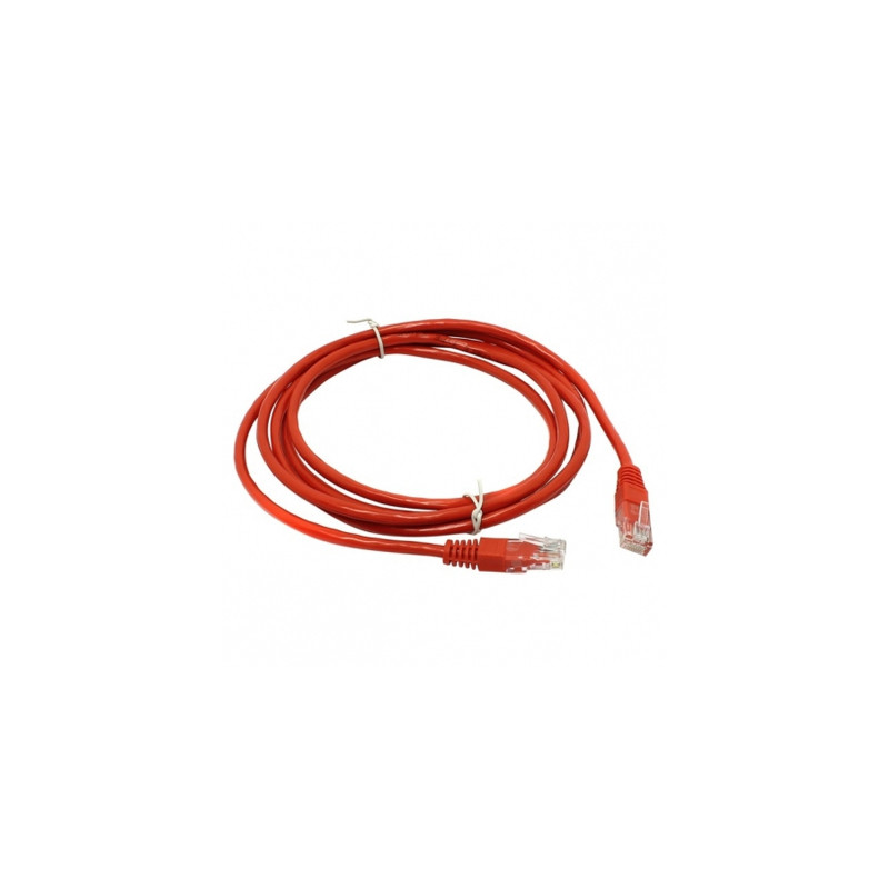 Патч-корд 1м, UTP, cat.5e, CU, 24AWG, red Kingda (KD-PAUT3100RD)