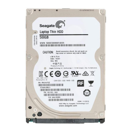 Жорсткий диск для ноутбука 2.5" 500GB Seagate (ST500LM021)