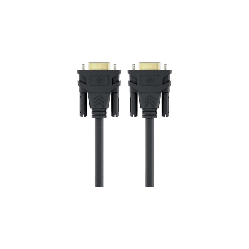 Кабель мультимедійний VGA M to VGA M 1.0m 1080p60Hz black HP (HP_DHC-VG100-1M)