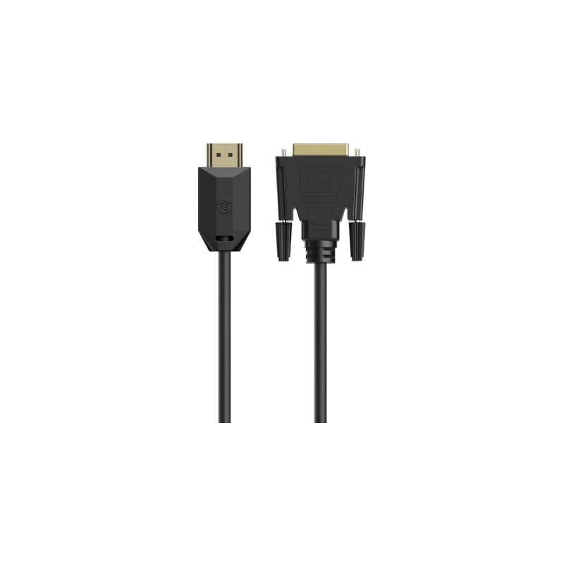 Кабель мультимедійний HDMI M to DVI M 3.0m 4K60Hz HP (HP_DHC-HD05-03M)