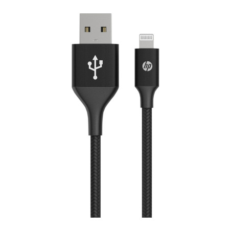 Дата кабель USB 2.0 AM to Lightning 1.0m 2.4A MFI HP (HP_DHC-MF100-1m)