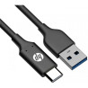 Дата кабель USB 3.0 AM to USB-C 2.0m 3A braided HP (HP_DHC-TC102-2M)
