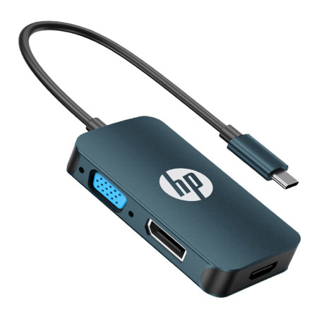 Перехідник USB-C to HDMI + VGA + DP HP (HP_DHC-CT200)
