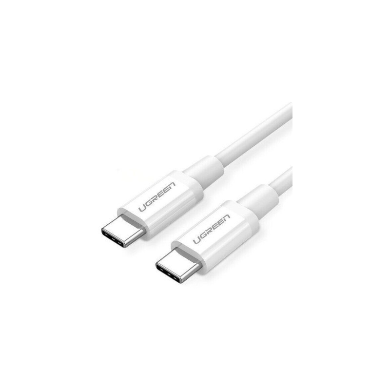 Дата кабель USB-C to USB-C 1.0m US264 ABS Shell White Ugreen (60518)