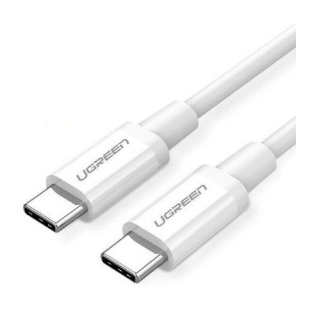 Дата кабель USB-C to USB-C 1.0m US264 ABS Shell White Ugreen (60518)