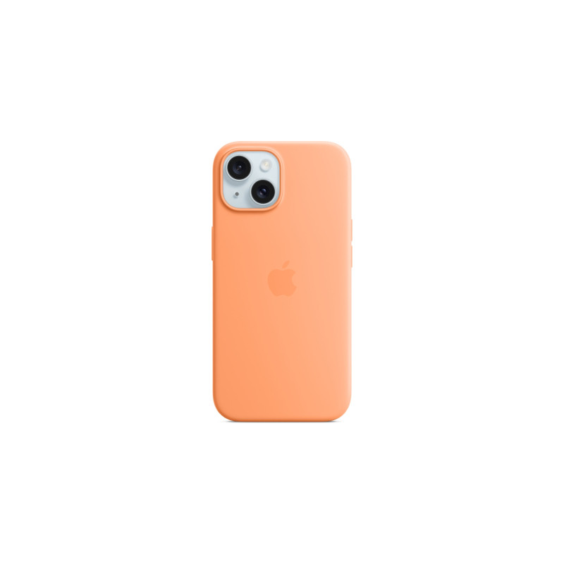 Чохол до мобільного телефона Apple iPhone 15 Silicone Case with MagSafe Orange Sorbet (MT0W3ZM/A)