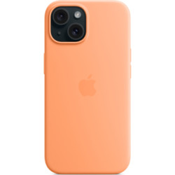 Чохол до мобільного телефона Apple iPhone 15 Silicone Case with MagSafe Orange Sorbet (MT0W3ZM/A)