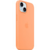 Чохол до мобільного телефона Apple iPhone 15 Silicone Case with MagSafe Orange Sorbet (MT0W3ZM/A)