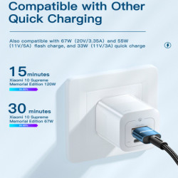 Дата кабель USB 2.0 AM to USB-C 2.0m 120W black Essager (EXC120-CGA01-P)