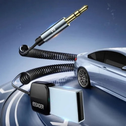 Bluetooth трансмітер Essager Lingfeng Bluetooth 5.0 Aux Adapter Car Wireless Receiver USB (EBT-LF01-P)