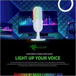 Мікрофон Razer Seiren V3 Chroma White (RZ19-05060200-R3M1)