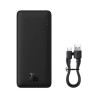 Батарея універсальна Baseus Airpow 30000mAh 20W PD/3.0, QC/3.0, black (PPQD090101)