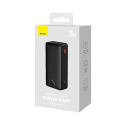 Батарея універсальна Baseus Airpow 30000mAh 20W PD/3.0, QC/3.0, black (PPQD090101)
