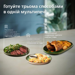 Мультипіч Philips Ovi Dual SteamFry (NA565/02)