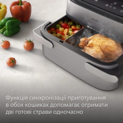 Мультипіч Philips Ovi Dual SteamFry (NA565/02)