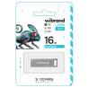 USB флеш накопичувач Wibrand 16GB Chameleon Silver USB 2.0 (WI2.0/CH16U6S)