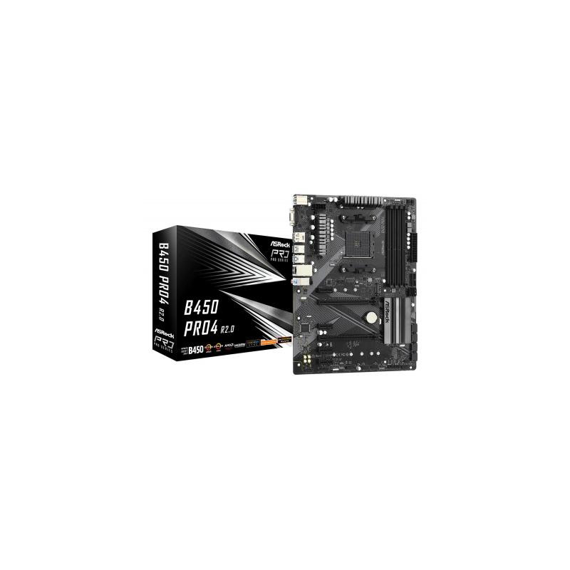 Материнська плата ASRock B450 Pro4 R2.0