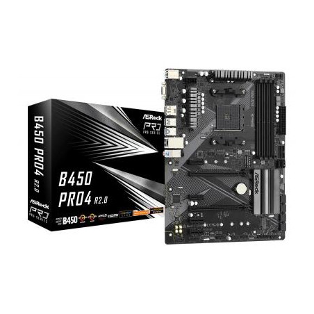 Материнська плата ASRock B450 Pro4 R2.0