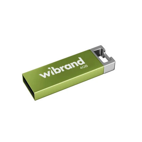 USB флеш накопичувач Wibrand 4GB Chameleon Green USB 2.0 (WI2.0/CH4U6LG)