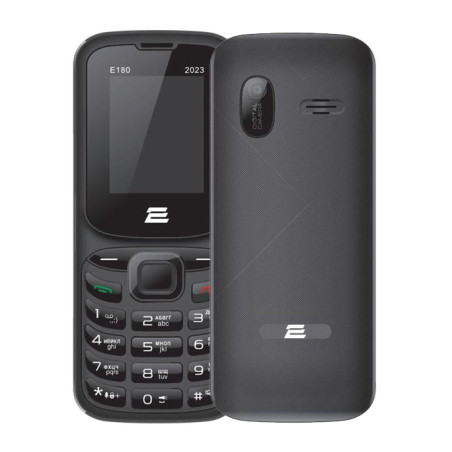 Мобільний телефон 2E E180 2023 Black (688130251044)