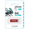 USB флеш накопичувач Wibrand 64GB Chameleon Red USB 2.0 (WI2.0/CH64U6R)
