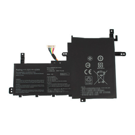 Акумулятор до ноутбука Asus X531 B31N1842, 3653mAh (42Wh), 3cell, 11.52V, Li-Pol AlSoft (A47863)