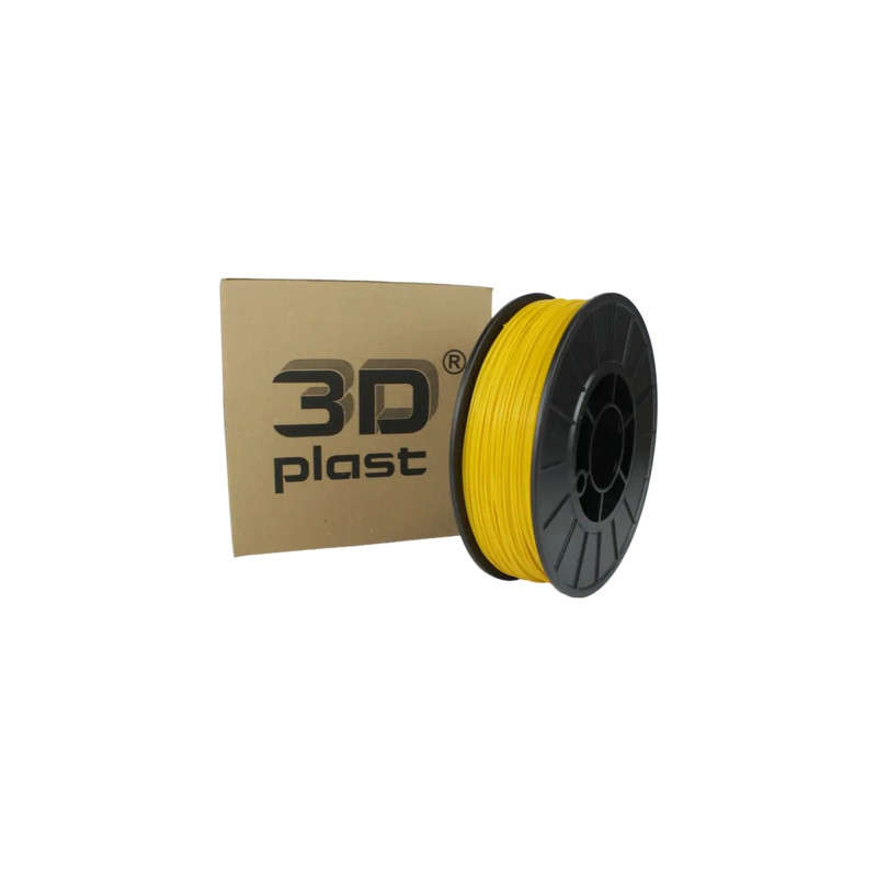 Пластик для 3D-принтера 3Dplast PLA 1.75мм, 0.85кг, yellow (3DPLA17508YL)