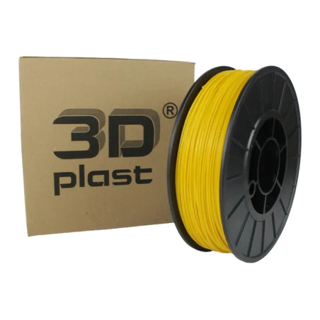 Пластик для 3D-принтера 3Dplast PLA 1.75мм, 0.85кг, yellow (3DPLA17508YL)