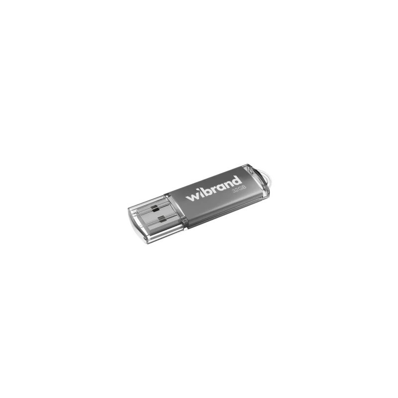USB флеш накопичувач Wibrand 32GB Cougar Silver USB 2.0 (WI2.0/CU32P1S)