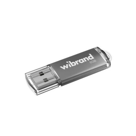 USB флеш накопичувач Wibrand 8GB Cougar Silver USB 2.0 (WI2.0/CU8P1S)
