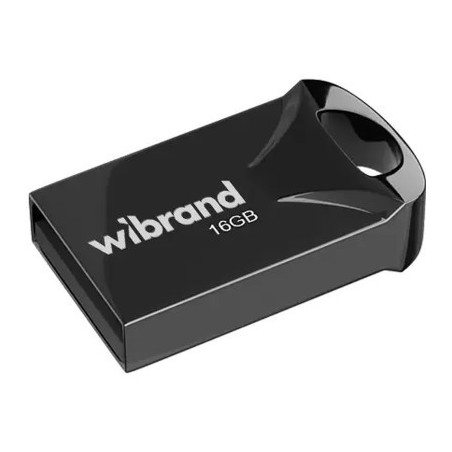 USB флеш накопичувач Wibrand 16GB Hawk Black USB 2.0 (WI2.0/HA16M1B)