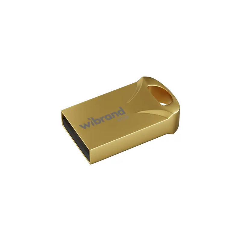 USB флеш накопичувач Wibrand 4GB Hawk Gold USB 2.0 (WI2.0/HA4M1G)