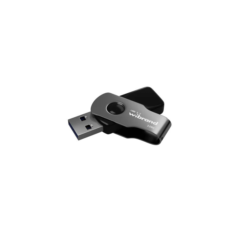 USB флеш накопичувач Wibrand 128GB Lizard Black USB 3.2 Gen 1 (USB 3.0) (WI3.2/LI128P9B)