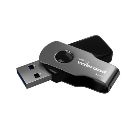 USB флеш накопичувач Wibrand 128GB Lizard Black USB 3.2 Gen 1 (USB 3.0) (WI3.2/LI128P9B)