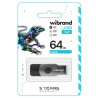 USB флеш накопичувач Wibrand 64GB Lizard Black USB 3.2 Gen 1 (USB 3.0) (WI3.2/LI64P9B)