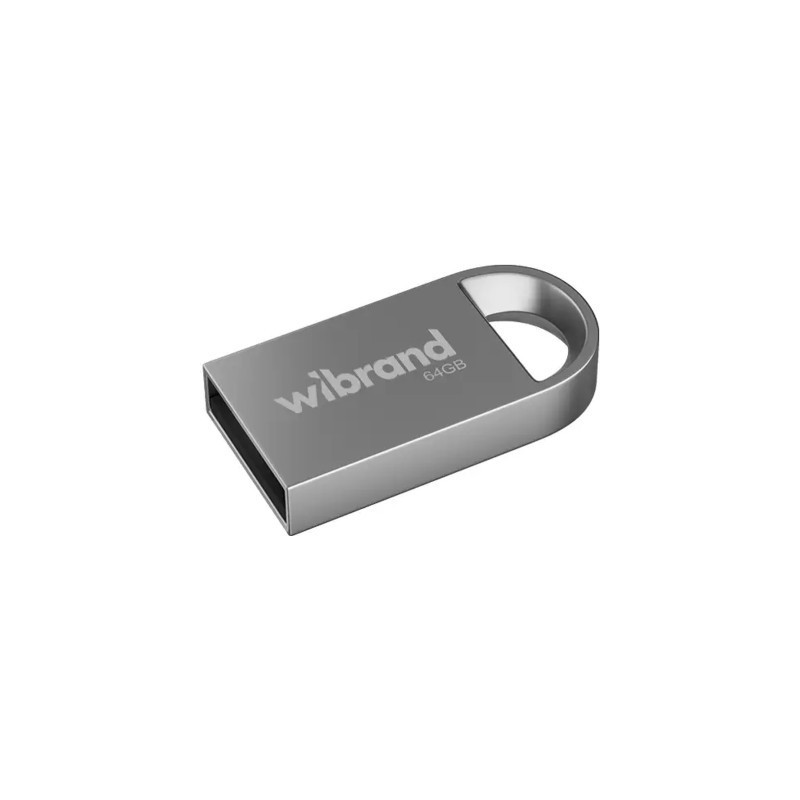 USB флеш накопичувач Wibrand 64GB lynx Silver USB 2.0 (WI2.0/LY64M2S)